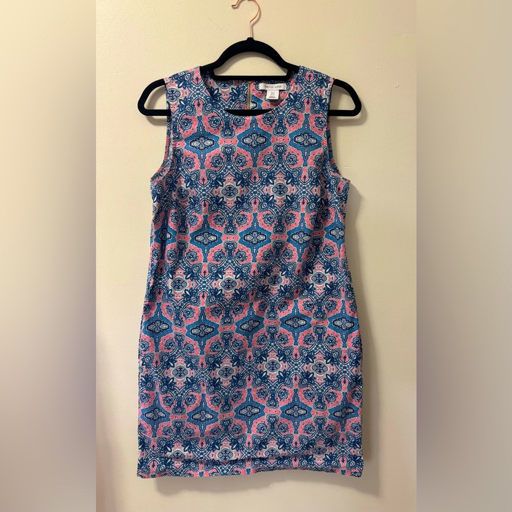 Tabitha Webb Blue and Pink paisley cute casual summer dress